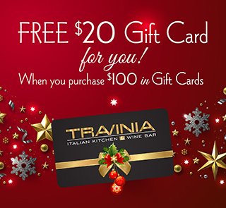 Gift Card Special at Travinia Leesburg VA